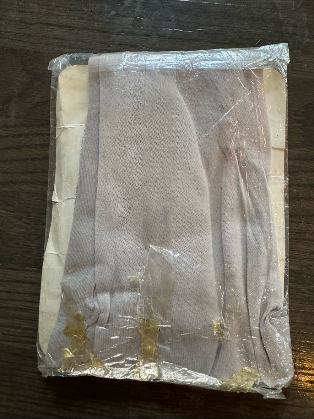 Vintage Treadwell Metallic Pantyhose Sparkle Silver Nylon Med Tall NOS - Picture 6 of 6